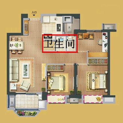 阳光城檀悦83平效果图,阳光城檀悦复式设计方案