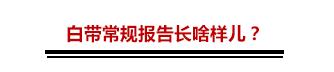 体检白带报告怎么看,体检白带常规怎么查