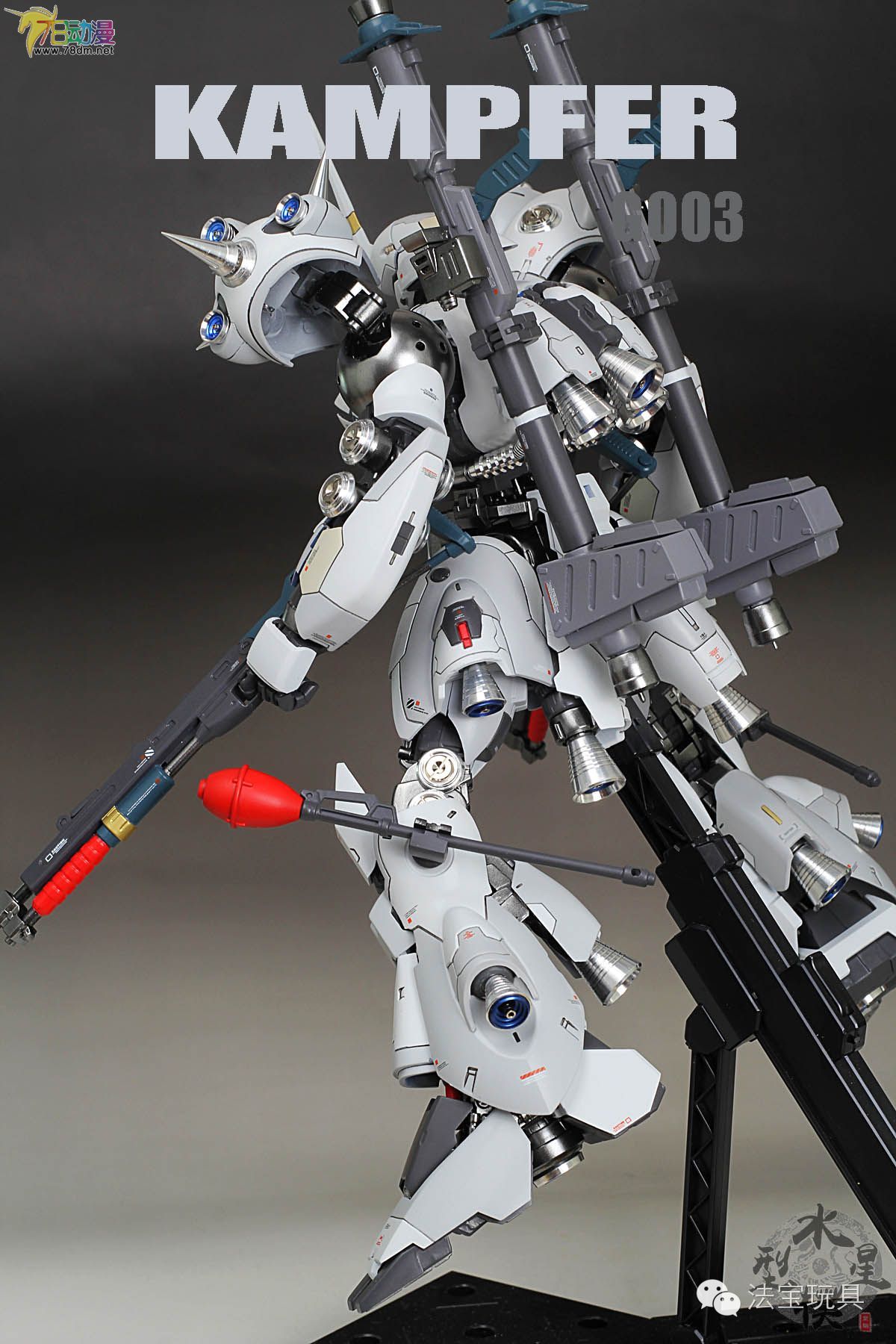 高达模型白色风暴高高mg1/100京宝梵