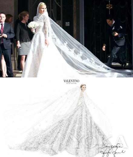 valentinogaravan官方手稿,valentino品牌红色礼服