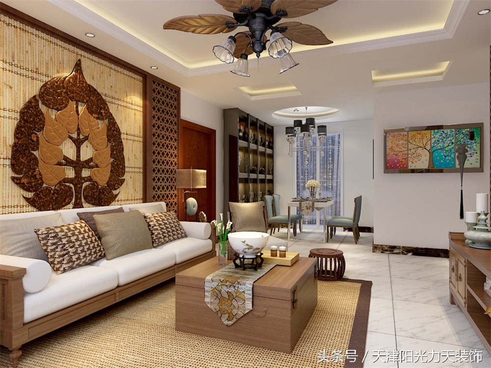 奥莱壹号院小高层顶楼,东南亚风格的小高层酒店