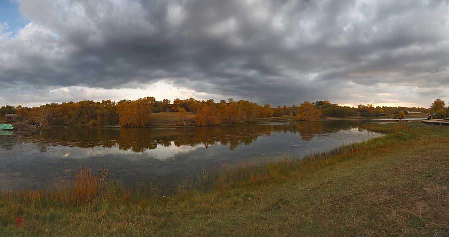 坝上草原雪景航拍,坝上草原秋景美图