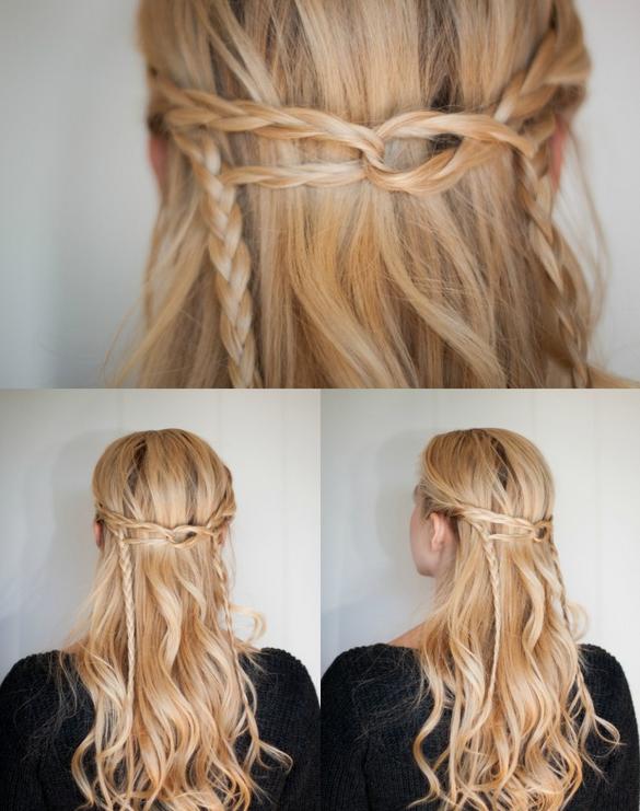 各种发型两辫子扎法简单又好看,一款俏皮可爱的辫子发型编发教程