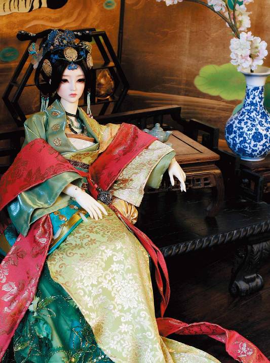 教你做娃娃汉服,手工古风人偶怎么做