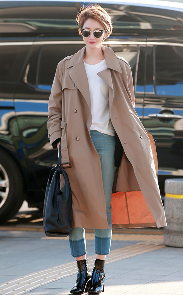 高腰外套时髦洋气显瘦减龄春秋,休闲宽松显瘦时尚减龄中长款外套