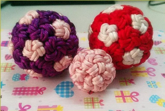 中国绳结球编法,中国结编法diy教程