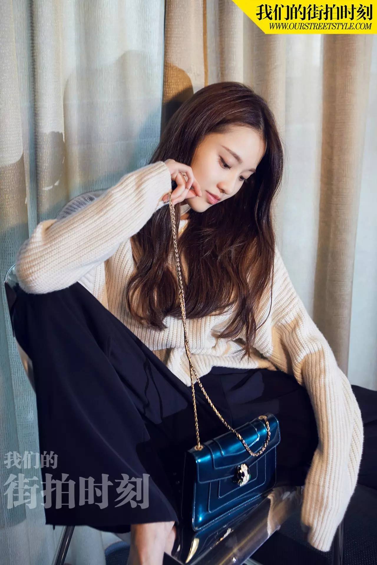 街拍时尚大方显年轻气息,王珞丹街拍