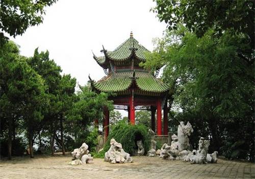 最佳赏桂花地点手绘地图,桂花赏花地图