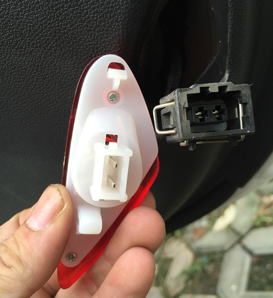 汽车迎宾灯改装,传祺m6pro迎宾灯改装