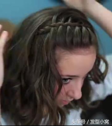 带刘海简单编发长发适合手残党,无刘海手残党编发中短发