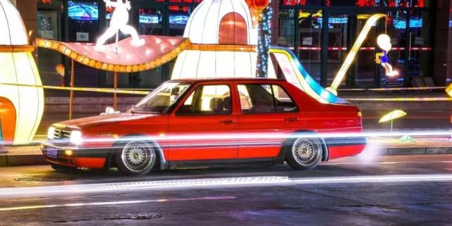 经典方灯捷达,方头捷达老款改装