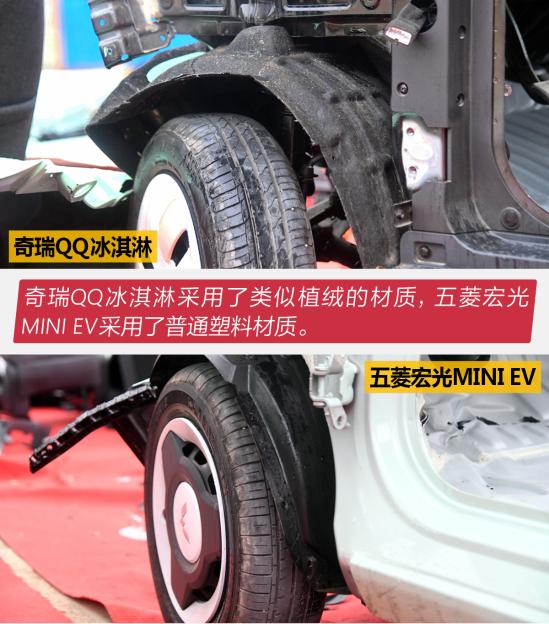 qq冰淇淋和宏光miniev对比懂车帝,宏光mini和qq冰淇淋哪款值得入手