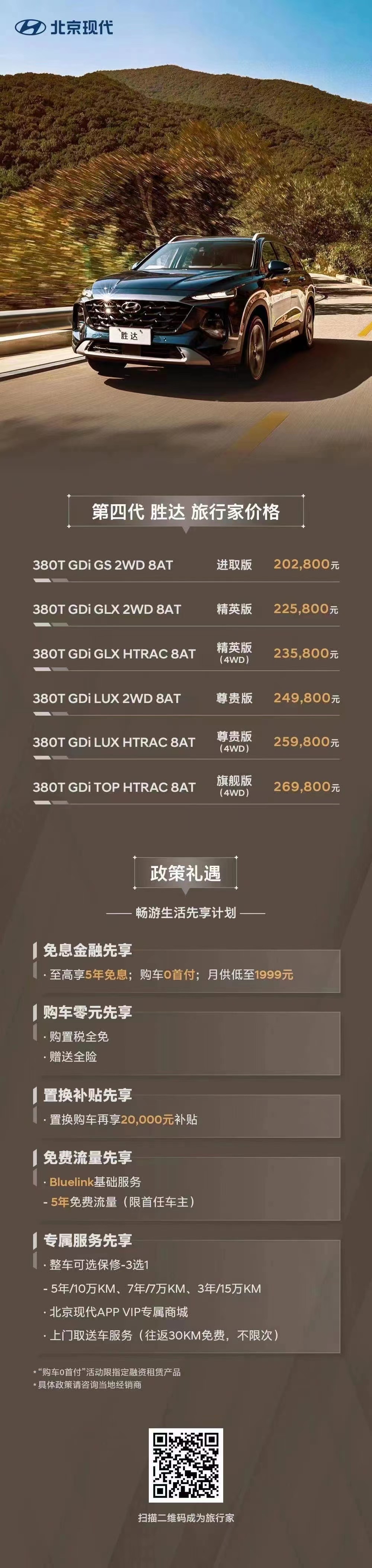 2024款现代胜达旅行家测评,全新第四代北京现代胜达