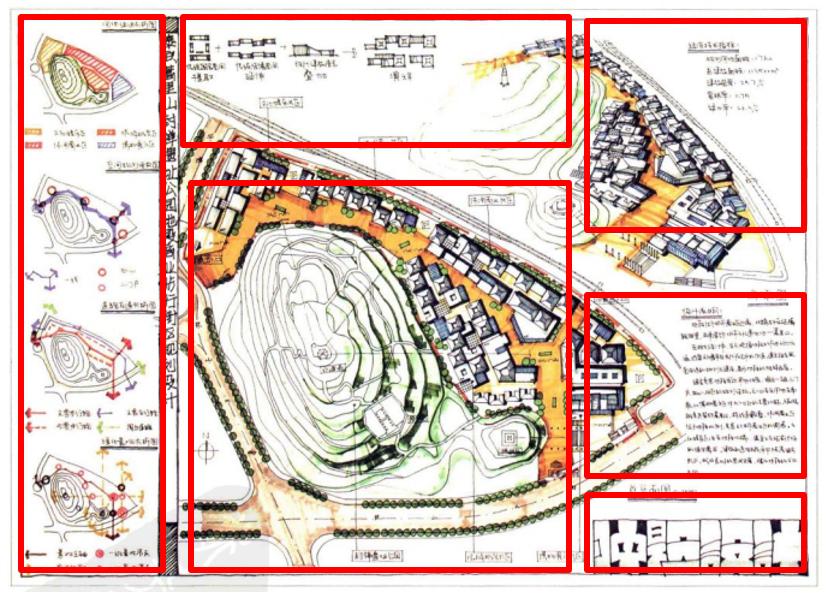 城乡规划考研快题手绘讲解,城乡规划考研快题如何划分功能区