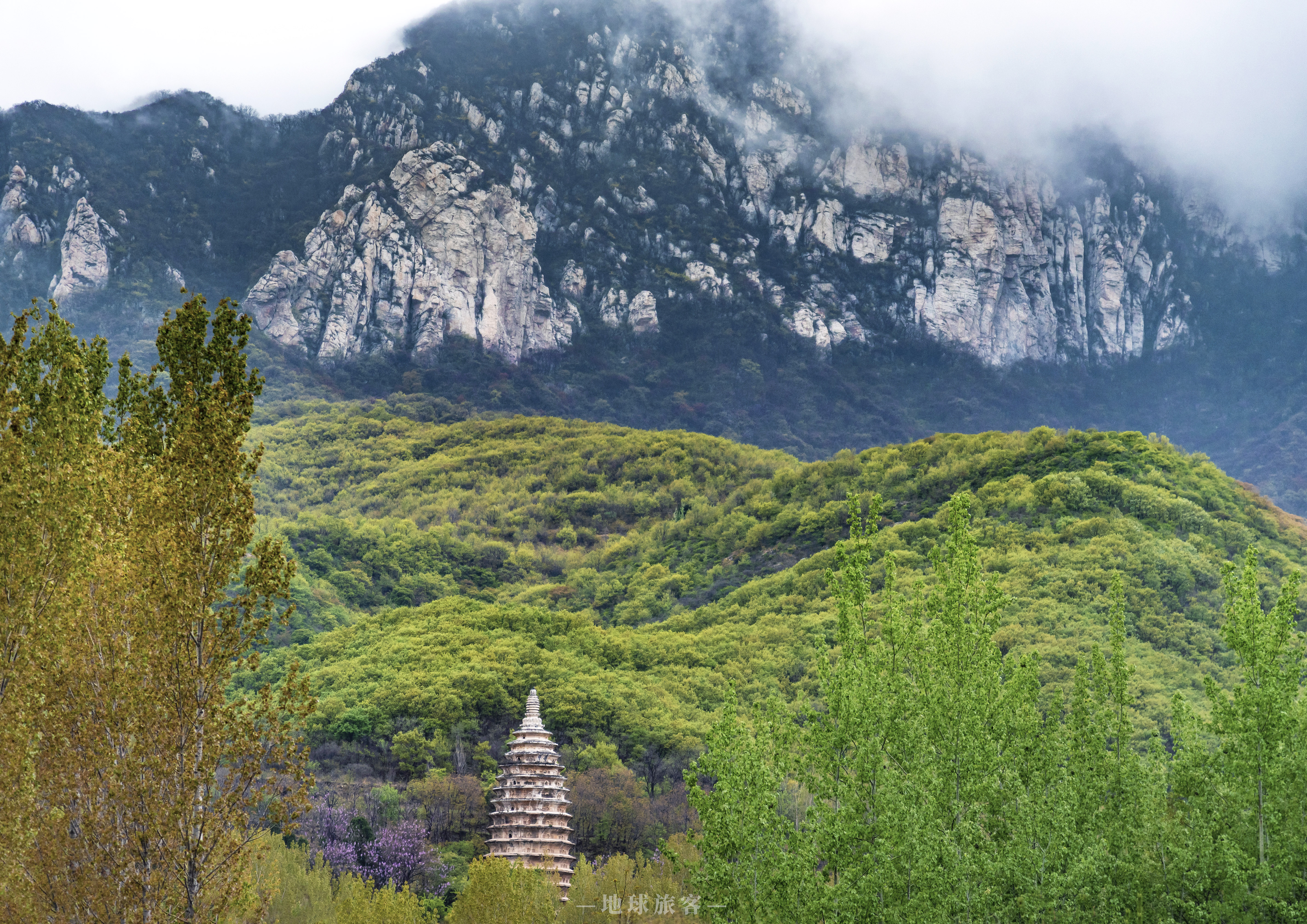 游中岳嵩山之旅,一分钟详解中岳嵩山风景