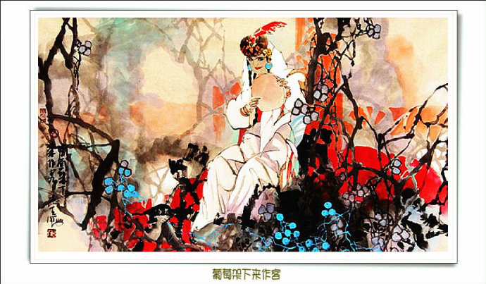 李志远三十张绝美人物画,李智远古风人物画