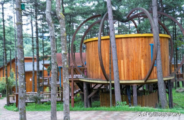 洛阳白云山山顶小木屋价格,洛阳白云山森林小木屋