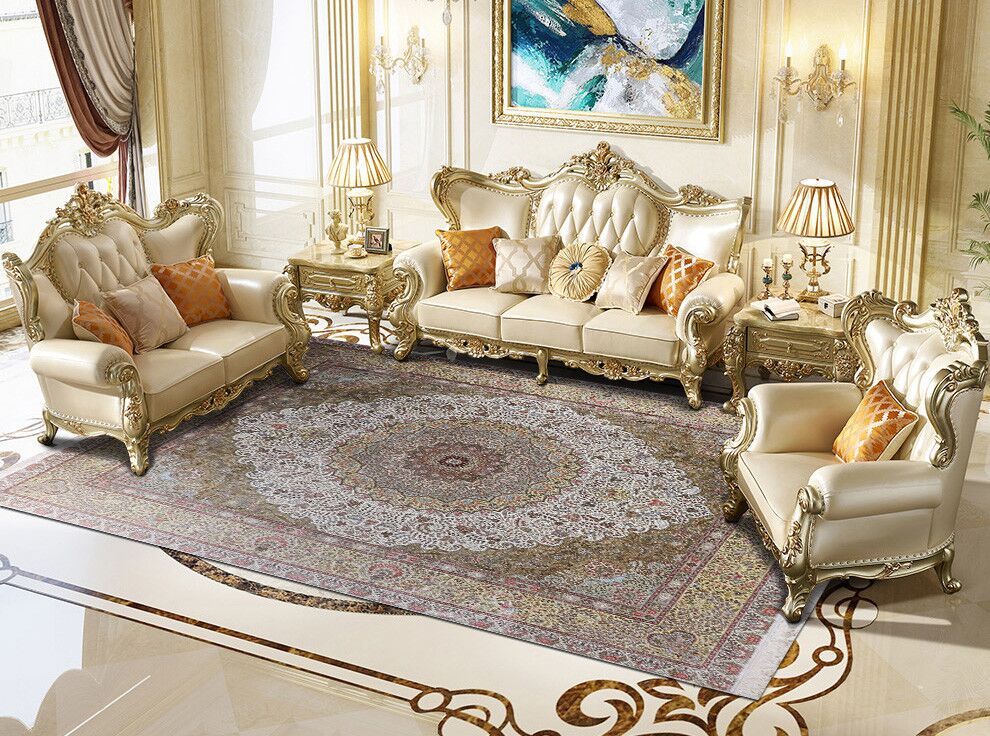 手工真丝地毯非遗,手工真丝地毯高端定制