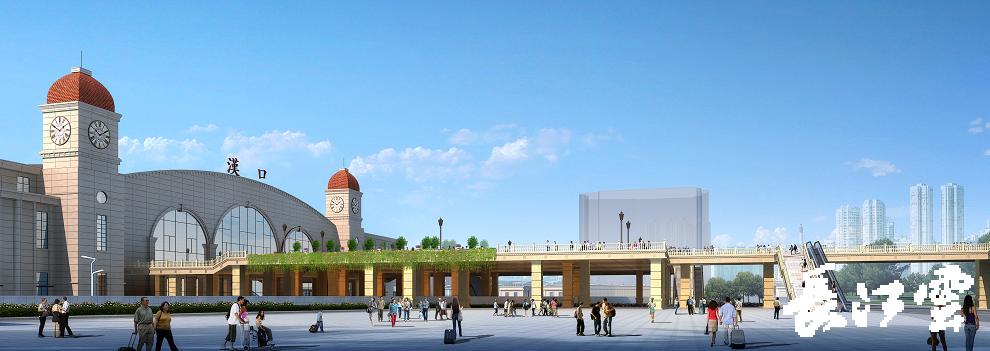 汉口火车站北广场什么时间开通,汉口火车站北广场拆迁