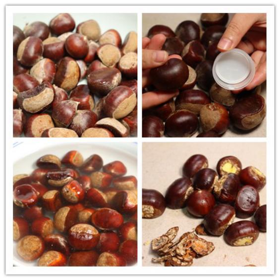 板栗去壳绝招视频,如何一秒钟给板栗去壳