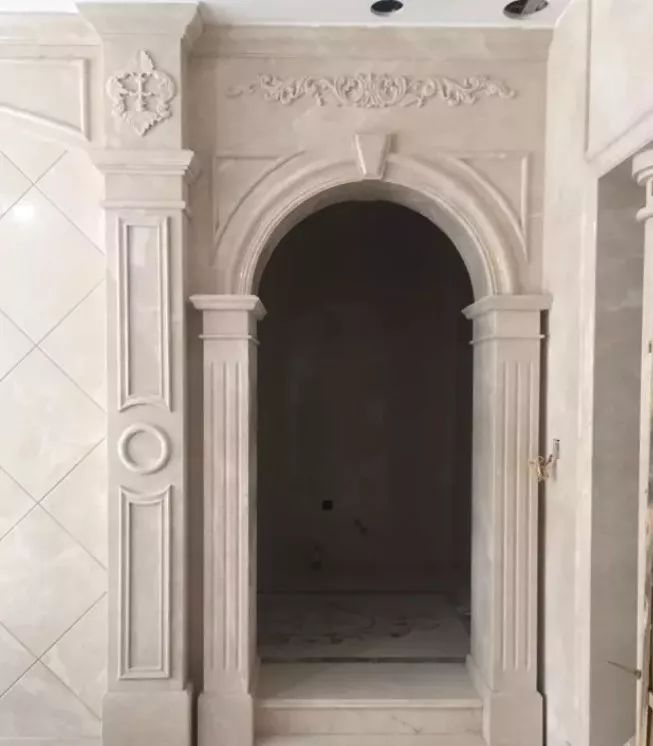 大理石极简垭口门套什么时候装,大理石垭口门套收边几公分好看