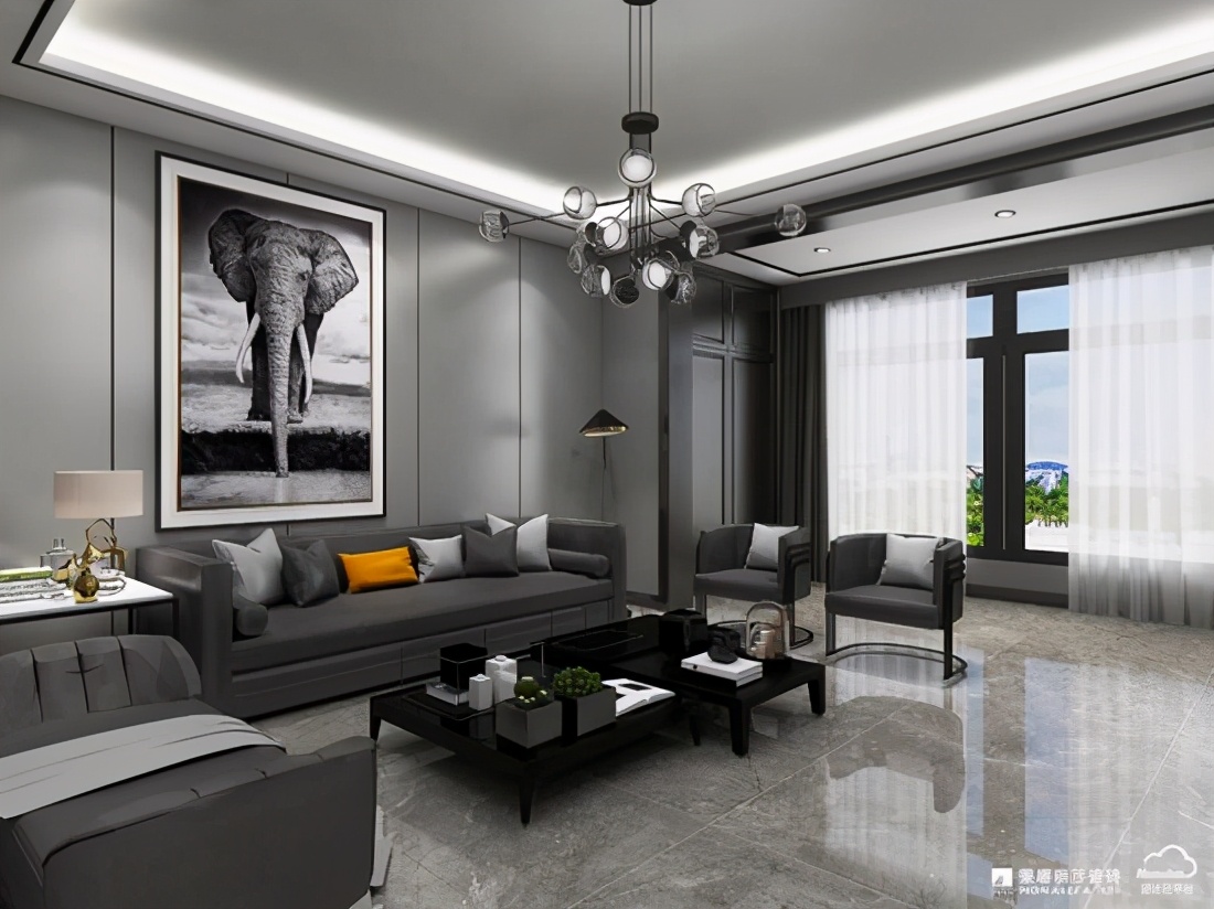 装修分享|用陶瓷大板打造高级灰的家,美腻了