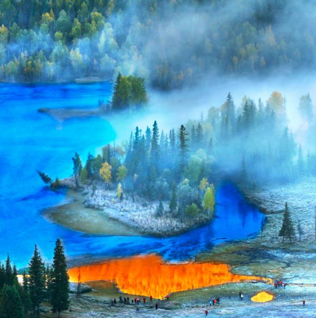 阿勒泰秋天有多美,秋天的新疆阿勒泰太美