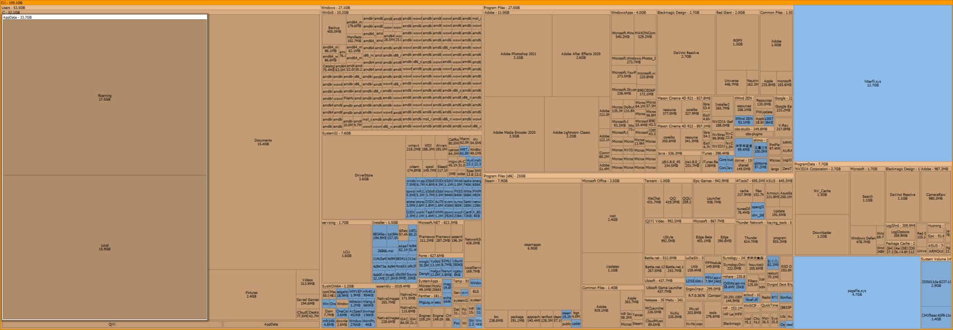 c盘满了怎么彻底解决,win7台式电脑c盘变红满了怎么清理