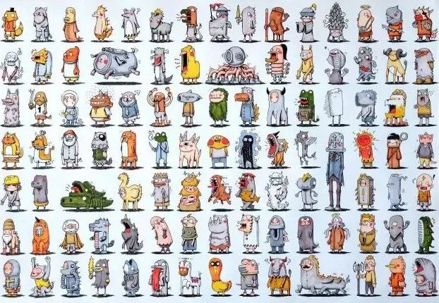 90后插画师画鬼,90后插画师山海经神兽