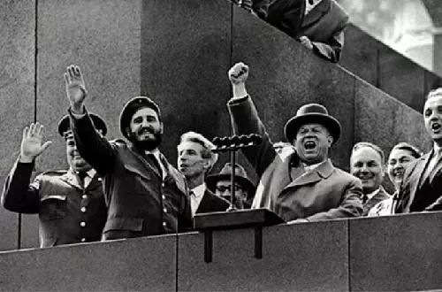 卡斯特罗的精彩瞬间,卡斯特罗和苏联