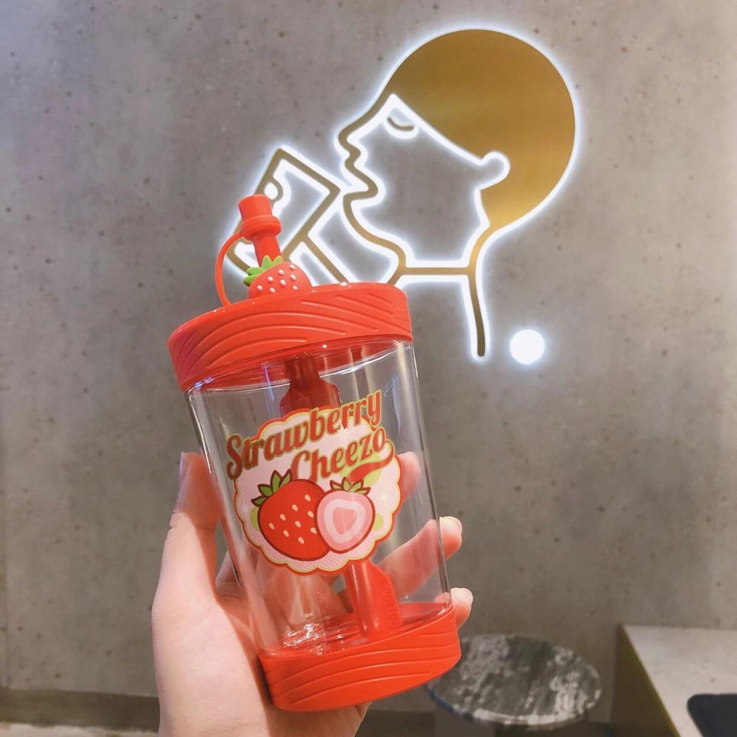 喜茶联名粉色杯子,喜茶联名contigo冷萃杯测评