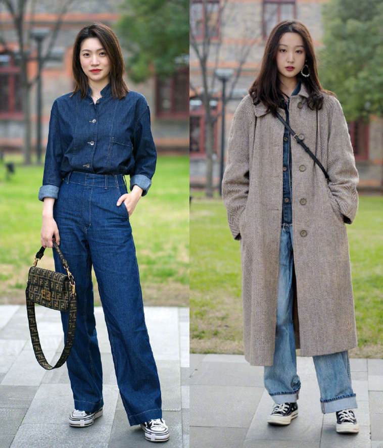 阔腿裤老爹鞋增高,阔腿裤卷边老爹鞋