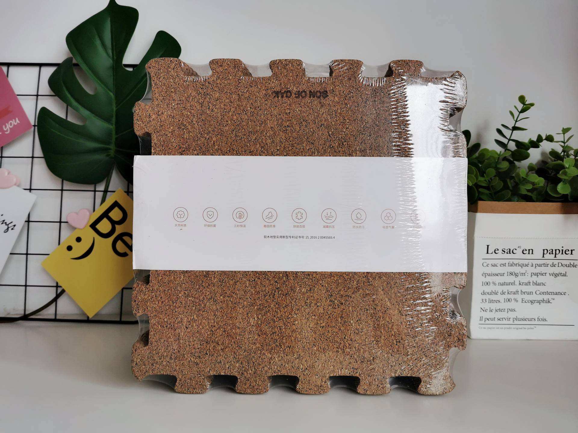 橡儿天然软木拼接地垫,装点你的家居风格