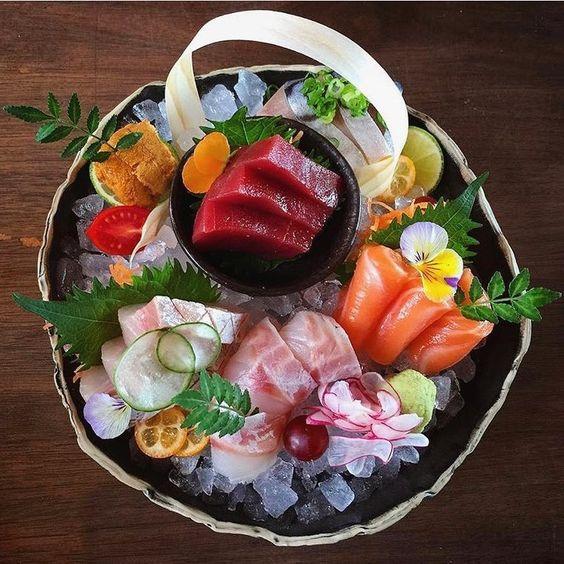 日本生鱼片国菜,日韩料理生鱼片