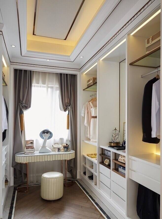30平米最省钱的衣帽间设计,4平米U型衣帽间设计简单实用
