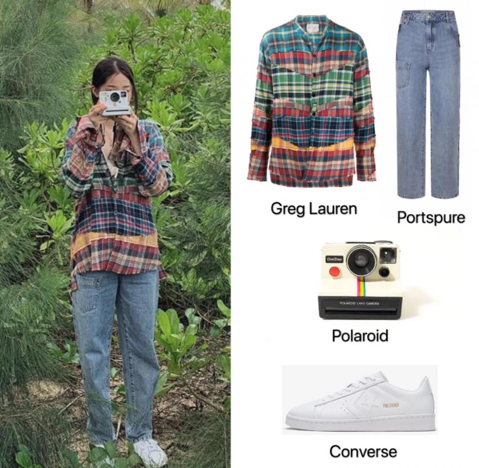 不敢信这是20岁的欧阳娜娜，为证明腿长，把牛仔裤穿成堆堆裤