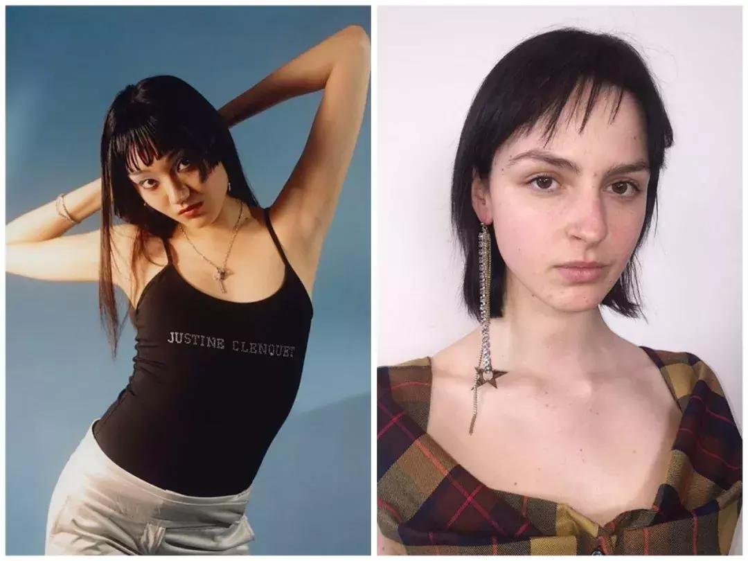 宣美黑色吊带裙,lisa时尚撞衫