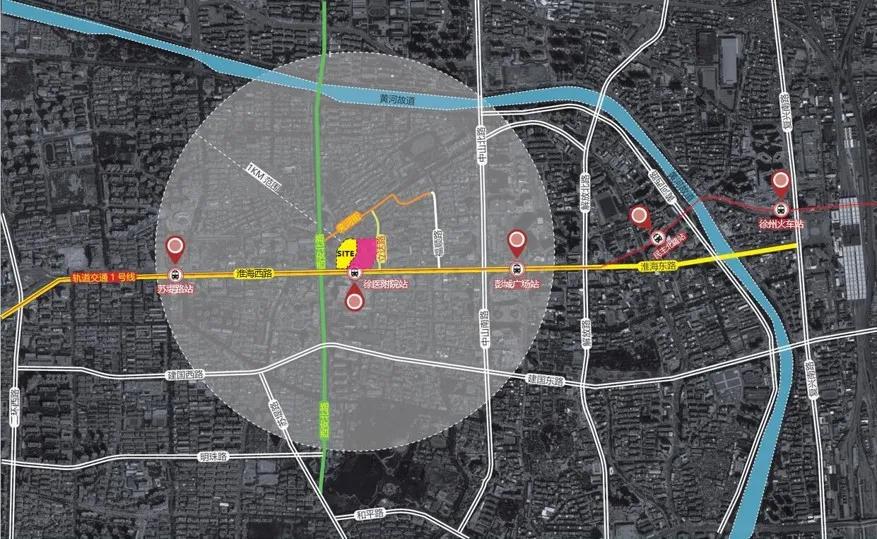 厚石设计|由TOD引导的徐州商业核心区综合城市更新