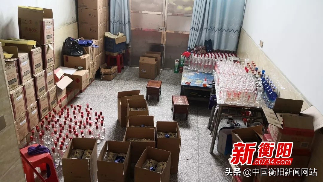 制造假茅台、五粮液、国窖……衡阳公安捣毁一特大制售假冒名酒团伙