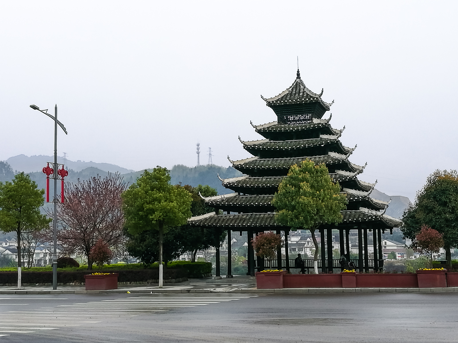 湘西千年芙蓉古镇,新晃县风雨桥