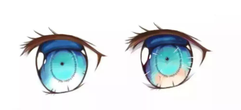 二次元人物眼睛怎么画和上色,二次元眼睛怎么画超级可爱最简便