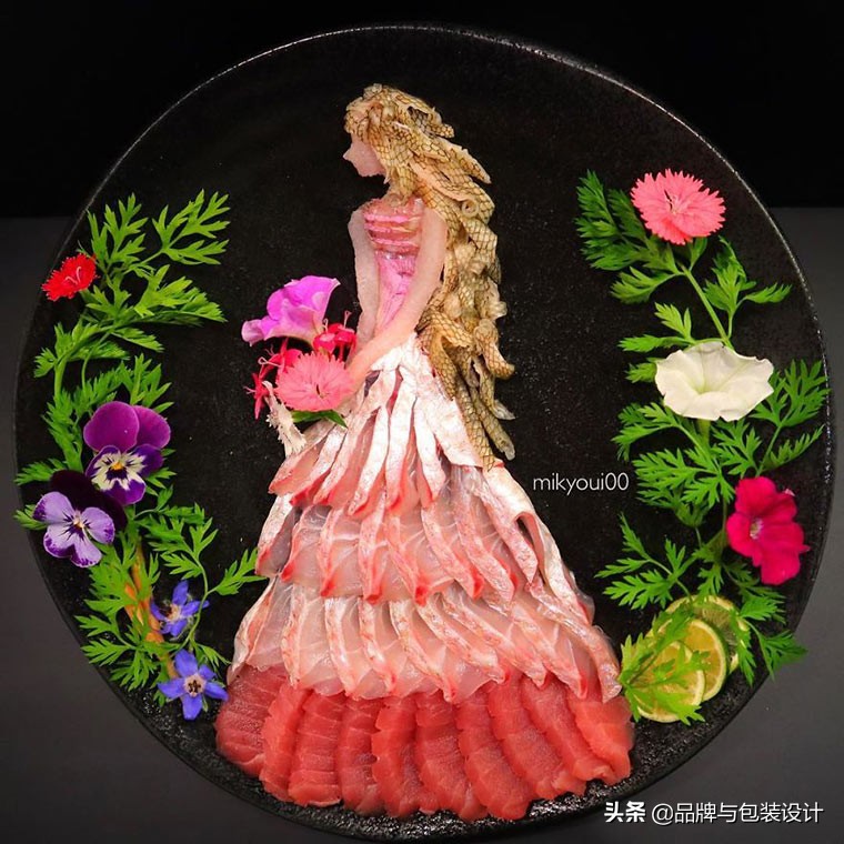 日本妈妈拿刀做菜,日本生鱼片艺术