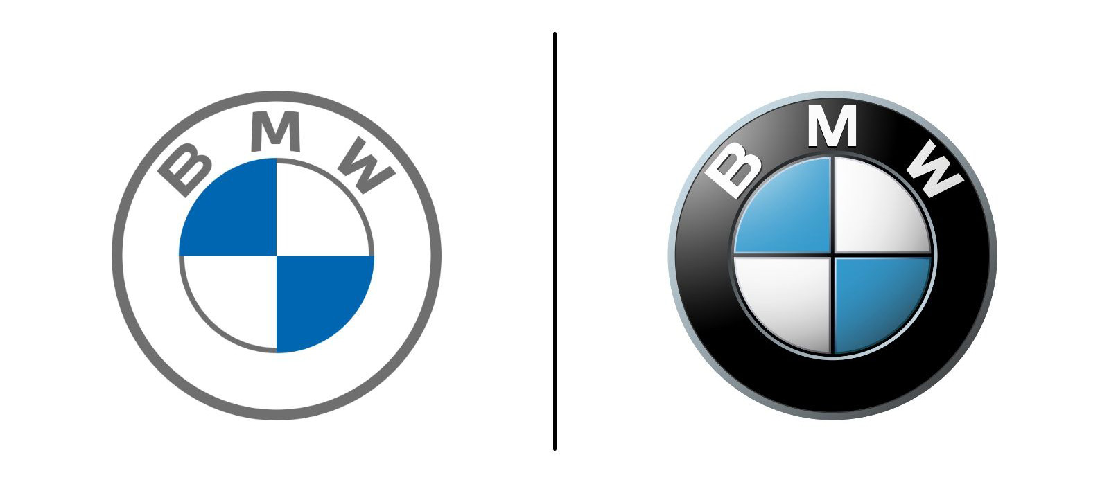 宝马车标是bmw吗,宝马黑天白云车标