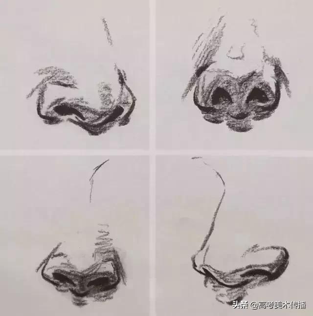 速写五官技法,速写五官的画法精讲