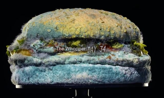 汉堡王又碰瓷麦当劳了，这次用的是发霉的汉堡