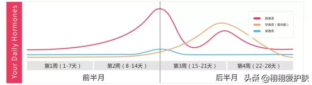 月经前长痘的原理,月经前长痘的原因及缓解方法