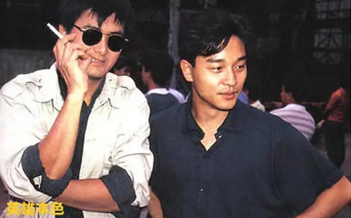 英雄本色吴宇森回忆张国荣,周润发捡剩饭吃饭