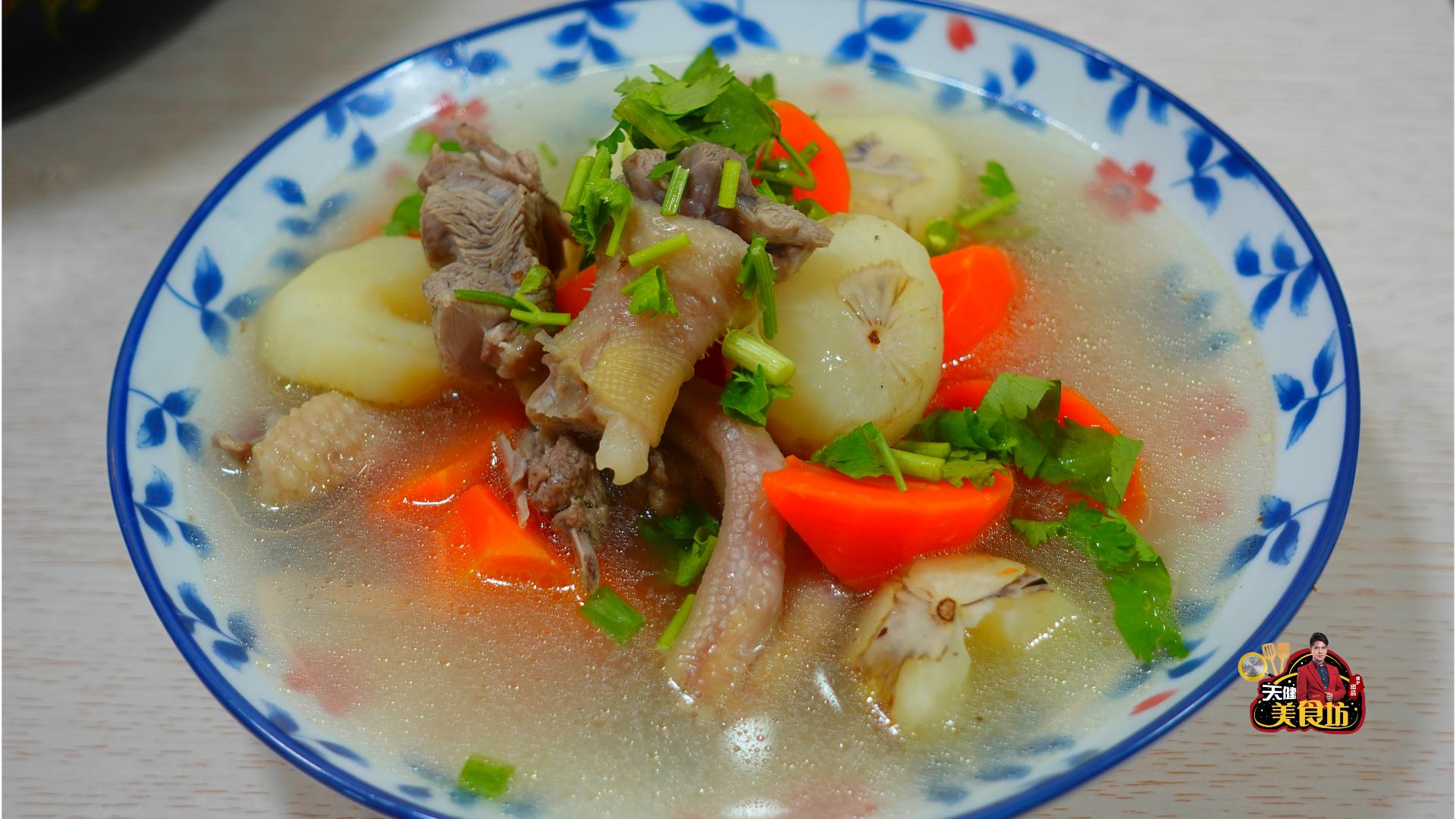 广式清炖老鸭汤的家常做法大全,马蹄老鸭汤的做法大全