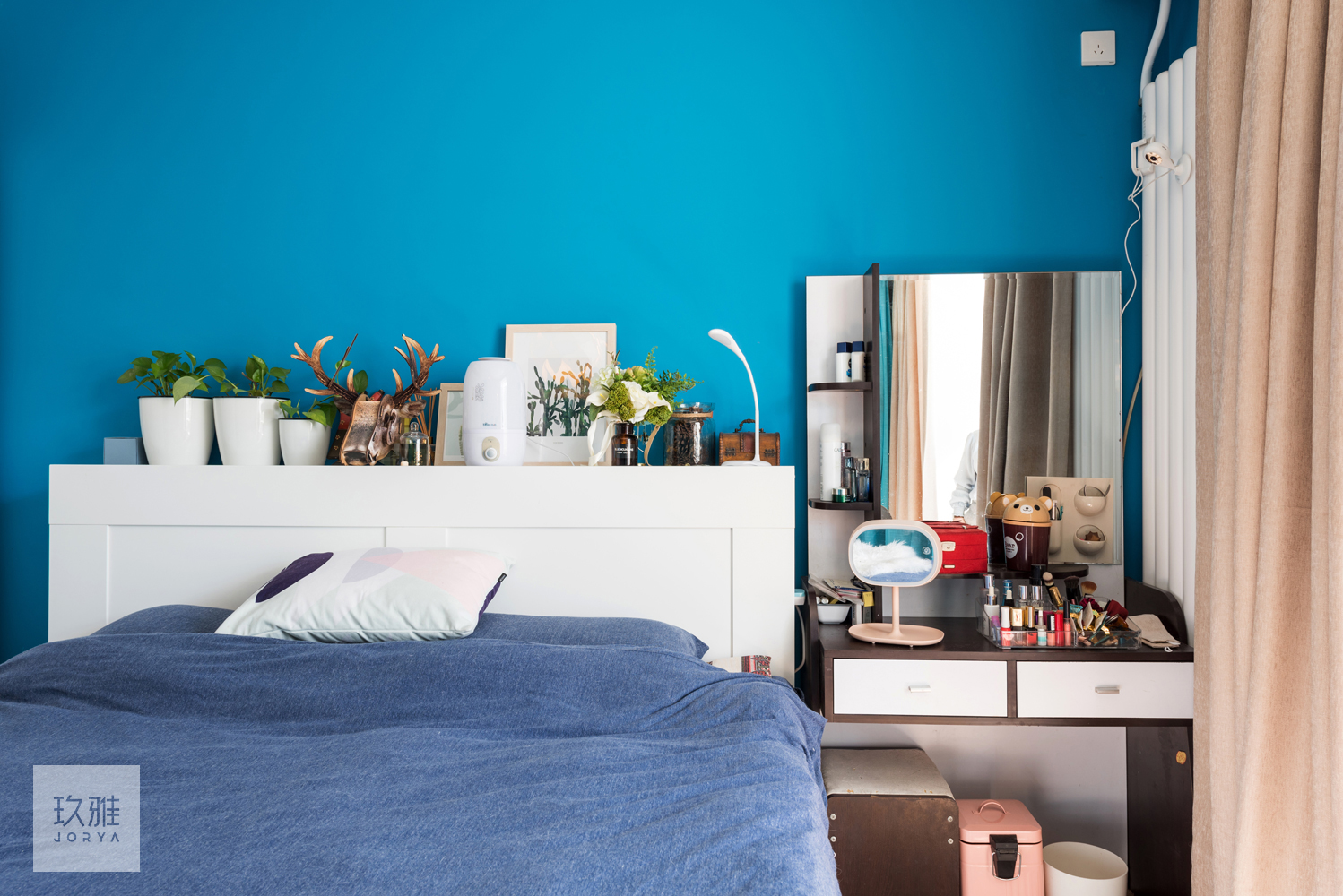 石家庄现代简约设计案例,春意盎然装修风格