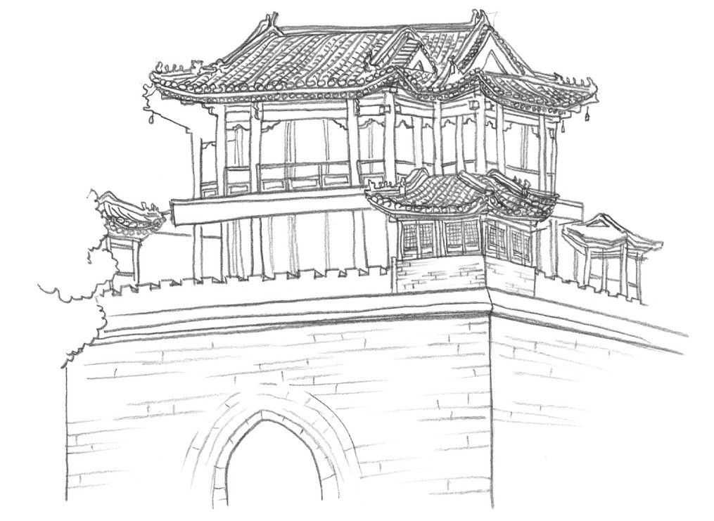 零基础风景速写教程,速写画风景初学者